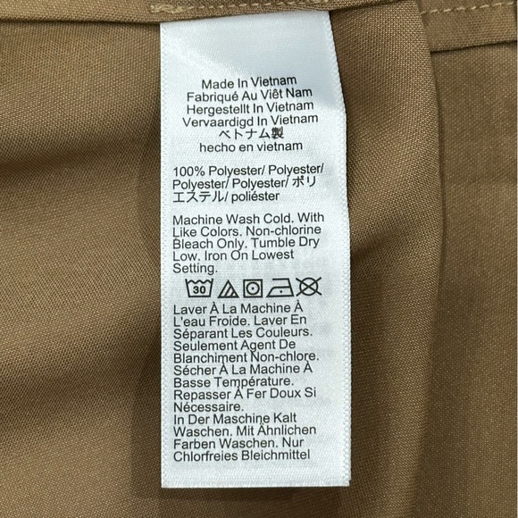 NEW J. CREW Gwyneth Slip Dress in Luster Charmeuse Camel Size 0 - Picture 8 of 11